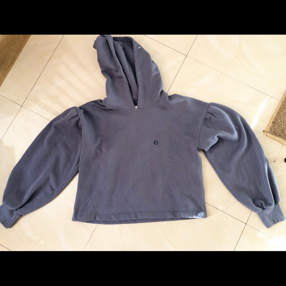 Abercrombie cropped sweatshirt hoodie